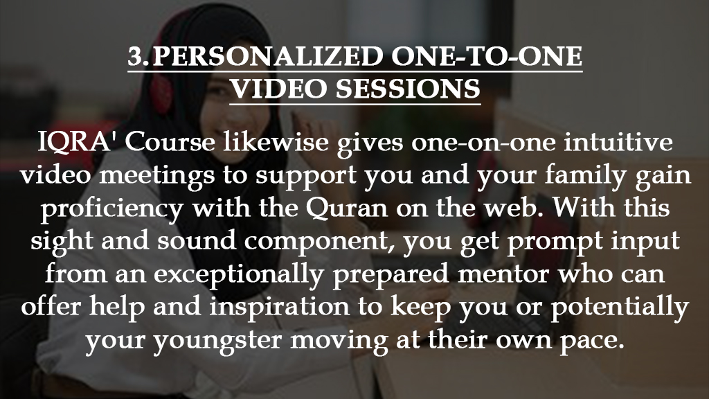 PERSONALIZED ONE-TO-ONE VIDEO SESSIONS